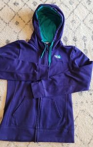 The North Face zip-up hoodie